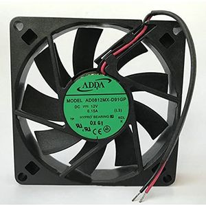 ADDA AD0812MX-D91GP 8015 12V 0.15 ultra-quiet chassis fan 8CM power supply cooling