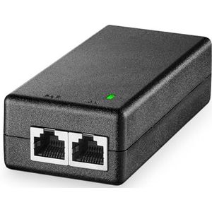 YuLinca 2,5 Gigabit PoE+ Injector, 802.3af/at Power Over Ethernet PoE-adapter, 100/1000/2500Mbps, niet-PoE naar PoE-adapter, plug & play, afstand tot 100 meter