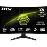 MSI MAG 244C - Gaming Monitor - 24 inch - FHD - VA 1500R Paneel - 1920 x 1080 - 1ms - Adaptive Sync - DP 1.2a - HDMI 2.0b CEC