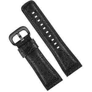dayeer Koe Lederen Horlogeband Voor Zeven Op Vrijdag Vintage M1 Sf-M2/02 SF-M3/01 Q1 Q2 Q3 P3 horlogeband Armband Accessoires (Color : Black black, Size : 28mm)