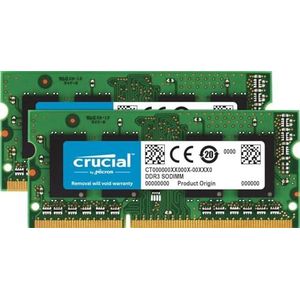 Crucial RAM CT2KIT102464BF160B 16GB Kit (2x8GB) DDR3 1600 MHz CL11 Laptop Memory Kit