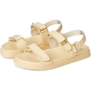 Steve Madden Meisjes Mona Platte Sandalen, geel, 1 Little Kid