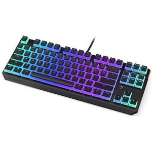 ENDORFY Thock TKL Pudding Red, mechanical keyboard, QWERTY, Kailh Red switches, RGB, PBT Pudding keycaps | EY5A006