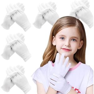 24Pcs Witte Katoenen Handschoenen Voor Droge Handen Kids Eczeem Handschoenen Overnight Hydraterende Handschoenen Voor Vrouwen Cosmetische