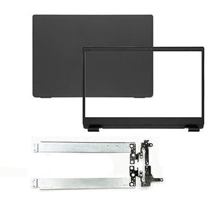 WANGHUIH 14 inch LCD-achterdeksel + rand aan de voorkant + schermscharnieren compatibel met Dell Latitude 3410 E3410 laptop (A+B+H)