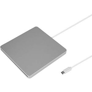 USB C externe dvd-drive, USB-C cd/dvd-herschrijver Brander Stil Brandsleuf met één knop in Externe brander laden voor Mac OSX SE/ME/2000/XP en Plug en Play