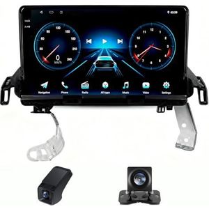 Autoradio,Android 13 geldt geldt voor Lexus HS250H F10 2009-2012 9 inch HD touchscreen autoradio met draadloze Carplay Android Auto GPS-navigatie 4GLTE 5GWi-Fi Bluetooth FM RDS(NF-1)