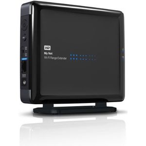 Western Digital My Net Wi-Fi Extender Repeater – Netwerkkabel (10/100/Celer (X), IEEE 802.11 a, IEEE 802.11 g, IEEE 802.11 N, 450 MBit/s, 132.00 mm, 153.48 mm, 51 mm) zwart