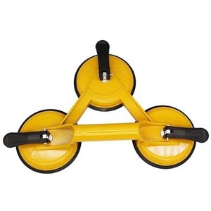 Glaszuigheffer, Dubbele klauwen Glazen zuignappen Zware kunststof vacuümplaat om grote glazen/tegelzuignap op te tillen(TYPE 3)