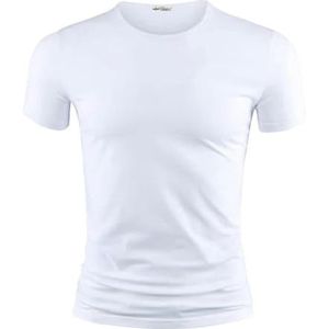 LQHYDMS Heren T-shirt Heren T-shirt Pure Kleur V Kraag Korte Mouwen Tops Tees Mannen T-Shirt Zwarte Panty Man T-shirts Fitness voor Mannelijke Kleding, Witte O-hals, XL