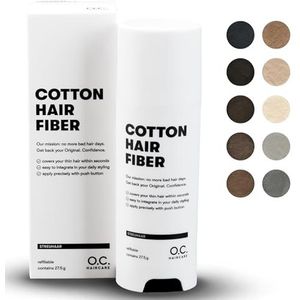 O.C. HAIRCARE Strooihaar voor haarverdichting, voor scheiding, kale plekken op boven- en achterhoofd, aanbevolen door toonaangevende salons, 11 kleuren, resistent strooihaar (lichtblond)