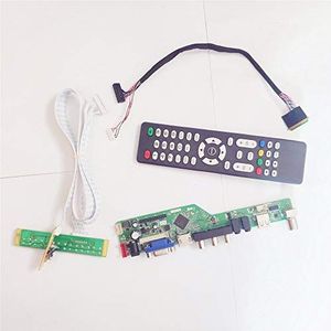 Voor LTN156AT02-A04/D04/D09 laptop panel TV53 display controller drive card 15.6 inch WLED LVDS 40Pin HDMI VGA USB AV RF 1366 * 768 Kit (LTN156AT02-A04)