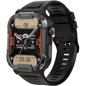 2023 MK66 Smart Horloge Mannen Grote Batterij Muziek Afspelen Fitness Tracker IP68 Waterdichte Bluetooth Oproep Sport Smart Horloge