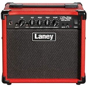 Laney LX15B LX Series – basgitaar amp, 15 watt, rood