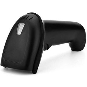 Draadloze streepjescodescanner, winnaar 2-in-1 2,4 GHz draadloze en USB-streepjescodescanner YHD-5100 streepjescodelezer Compatibel met iOS/Android / (zwart)