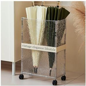 YFAURNDE Paraplubakken,Paraplubak Voor Gebruik Binnenshuis,Creatieve deur, opbergemmer plaatsen, opbergrek voor thuis, thuis, opbergartefact met grote capaciteit