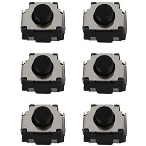 Create idea 6 STUKS L R knop microschakelaar links rechts tactiele bumper knop indrukken microschakelaar compatibel met Switch 2DS 3DS XL Joystick Controller reserveonderdelen