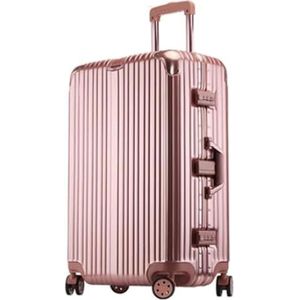 Koffer Bagage Waterdichte Bagagekoffer Grote Capaciteit Trolleykoffer Aluminium Universeel Wiel Reiskoffer (Color : C, Size : 30in)