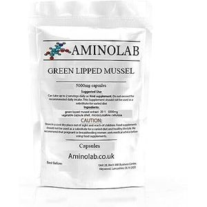 Aminolab - Groene LIPPED Mossel 5000mg 365 Capsules