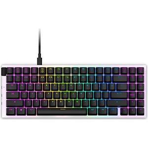 NZXT Functie MiniTKL - Compact Tenkeyless Gaming Keyboard - Gateron Red Mechanische Schakelaars: Lineair, Snel en Stil - Hot-Swappable - RGB Backlit - Aluminium Bovenplaat - Geluidsdempend Schuim - Wit