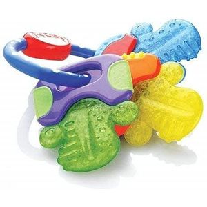 Nuby Ice Gel Bijtring Keys, 1 Pack Multicolor