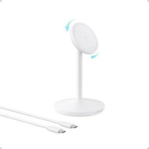 Anker MagGo draadloos laadstation, compatibel met MagSafe 15 W, snel opladen met USB-C-kabel, Qi2-gecertificeerde magnetische oplader, compatibel met iPhone 16/15/14 en AirPods