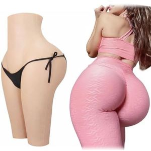 FSYH Siliconen nep kont slipje mollig grote kont shaper controle panty heup verbeteren gewatteerd push-up ondergoed voor crossdresser,Color3,Upgrade