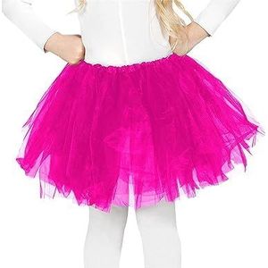 Tutu voor meisjes, van tule, party, dans, voor meisjes (code 716), Fuchsia, One size