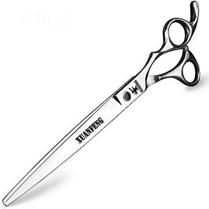 XUANFENG Thinning Scissors Kappers Professionele Kapper Haar Snijden RVS Tanden Shears set voor Mannen, Vrouwen en Volwassenen 8 inch Cutting ZILVER