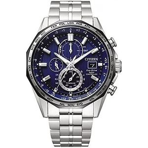 Citizen AT8218-81L Heren Chronograaf Eco-Drive horloge met titanium armband,eén maat,Zilver