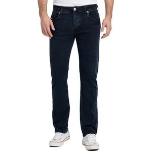 Rock Creek Heren Jeans Regular Fit Stretch Broek M81, donkerblauw-rc-2438, 33W / 30L