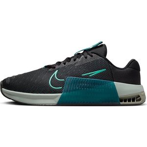 NIKE metcon 9, laag heren, zwart/groen (Black Geode Teal Clear Jade Mica Green), 41 EU