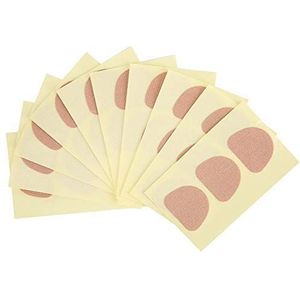 30 stuks 4,5 x 3,5 cm gebreide zelfklevende pedi-pad anti-slijtage hiel sticker zachte voet sticker hiel kussen inserts gebreide zelfklevende pedi-pad zelfklevende middenvoetpads