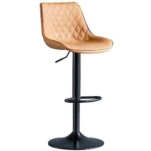 Barkrukken Barkrukken Met Pu-lederen Kussen Barstoelen Hoge Rugleuning Tegenkrukken Verstelbare Draaibare Barstoelen Barstoel Bistrokruk (Color : B, Size : 1Pieces)