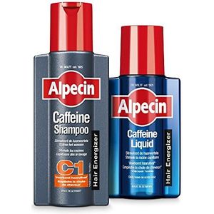 Alpecin Cafeïne Shampoo en Haar Tonic Set | Voorkomt haaruitval en ondersteunt de haargroei | Voor alle haar en hoofdhuid types