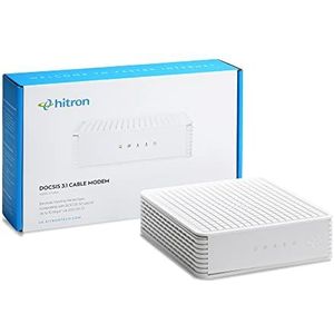 Hitron ALLEEN CODA DOCSIS 3.1-kabelmodem | Tot 1 Gbps maximale internetsnelheden | Gecertificeerd met Comcast Xfinity, Charter Spectrum, Cox en meer | Vereist een aparte WiFi-router