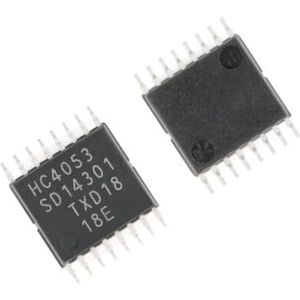 10 STKS/PARTIJ HC123 HC4051 HC4052 HC4053 74HC123PW 74HC4051PW 74HC4052PW 74HC4053PW TSSOP-16 SMD IC Chip(74HC4053PW)