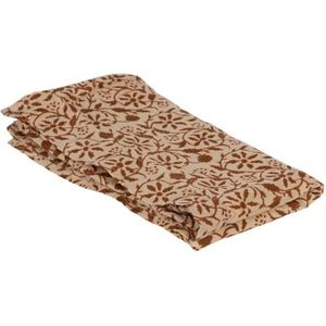 Pareo handdoek bruin beige katoen 90 x 180 cm