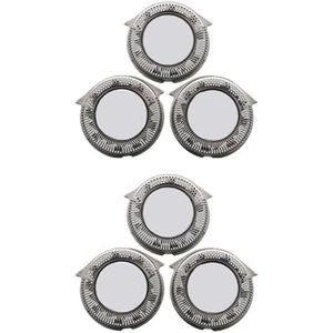 HQ6 vervangende scheerkop, past op HQ662 HQ7830 HQ6888, roestvrij staal, eenvoudig te installeren (6 stuks)