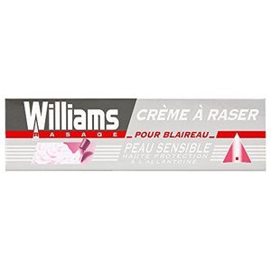 Williams, Scheercrème voor de gevoelige huid, hoge bescherming tegen allantoïne, 100 ml
