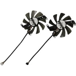 2 stuks, FY09015M12LPA, TH9215S2H-PAA01, grafische videokaartkoelerventilator, voor KFA2 voor GALAX voor GeForce RTX3060 RTX 3060Ti (1-klik OC)(2 Plugs TH9215S2H)