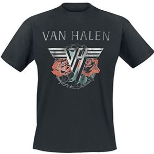 Van Halen Tour 1984 T-shirt zwart M 100% katoen Band merch, Bands