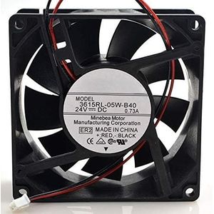 LMNCBVYA 3615RL-05W-B40 Waterproof Inverter Fan - 9CM DC 24V 0.73A Cooling Solution for Electronics and Machinery