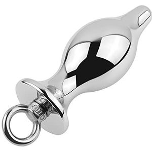 Gerrit BDSM buttplug anaalplug metalen buttplug met trekring seksspeeltje for vrouwen prostaatstimulatie mannen anaalpluggen anaalplug met stuwkracht anale seksspeeltje koppels homo anaal speelgoed (