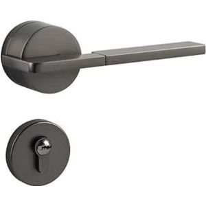 Modern eenvoudig zinklegering deurslot binnendeurklink split magnetisch stil slot (maat: sterrenhemel grijs magnetische zuiging)