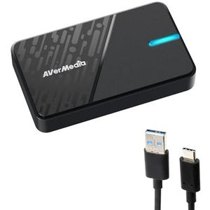 AVerMedia capturekaart voor streaming, 4K60 HDR passthrough, 1080p60 video-opname, game capture voor PS5, Xbox, Switch2, PC, compatibel met Twitch, OBS, Windows, Mac – GC311G2 StreamLine MINI+