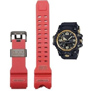 Camouflage Hars Band Geschikt Fit for Casio G-SHOCK GWG-1000 Mudmaster heren Vervanging Band Achteraf Horloge Accessoires (Color : GWG-red-B, Size : GWG1000)