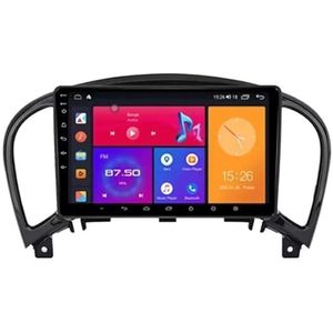 Android 13 Autoradio 9 inch Touch scherm dubbele Din auto stereo voor Nissan Juke YF15 2010-2014 met Bluetooth/FM radio/wifi/USB/stuurwielbediening/GPS(8 Core 8+256G)