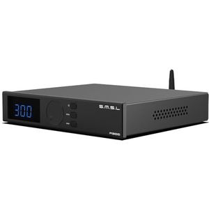 S.M.S.L A300 hi-fi eindversterker, Klasse D geintegreerde versterker sdb-geluidsontvanger met hoge resolutie, RCA, bluetooth 5.0, usb-ingang, 165W x 2 THD+N 0,004%(met afstandsbediening)