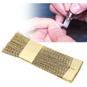Nail Art Bits Cleaning Brush, Copper Wire Drill Cleaner for Manicure Accessories